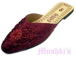 beaded slipper - click here for large view